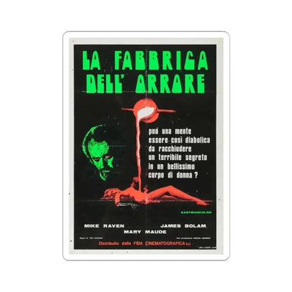 CRUCIBLE OF TERROR 1971 Movie Poster - STICKER Vinyl Kiss-Cut Decal 2 Inch White - The Sticker Space