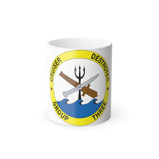 Cruise Destroyer Group Three (U.S. Navy) Color Changing Mug 11oz-11oz-The Sticker Space