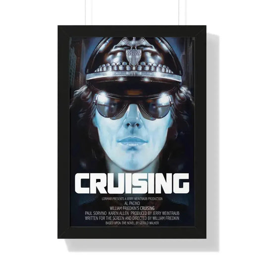 CRUISING 1980 - Framed Movie Poster 16″ x 24″ Black - The Sticker Space