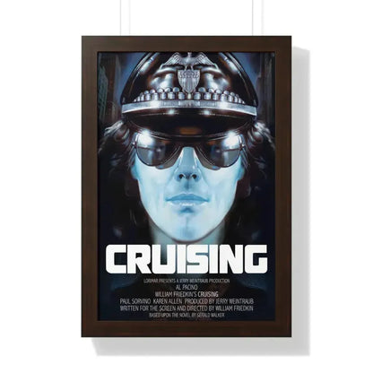 CRUISING 1980 - Framed Movie Poster 16″ x 24″ Walnut - The Sticker Space