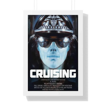 CRUISING 1980 - Framed Movie Poster 16″ x 24″ White - The Sticker Space