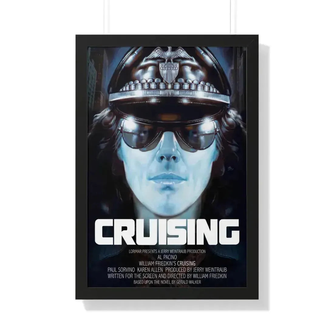 CRUISING 1980 - Framed Movie Poster 20" x 30" Black - The Sticker Space
