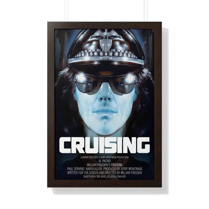 CRUISING 1980 - Framed Movie Poster 20" x 30" Walnut - The Sticker Space
