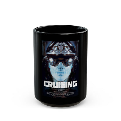 CRUISING 1980 Movie Poster - Black Coffee Mug-15oz-The Sticker Space