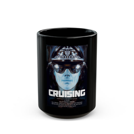 CRUISING 1980 Movie Poster - Black Coffee Mug-15oz-The Sticker Space