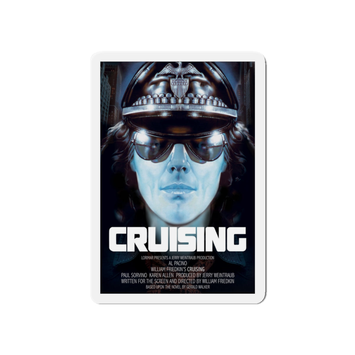 CRUISING 1980 Movie Poster - Die-Cut Magnet-5" x 5"-The Sticker Space