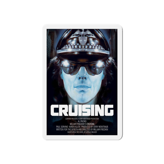 CRUISING 1980 Movie Poster - Die-Cut Magnet-6 × 6"-The Sticker Space