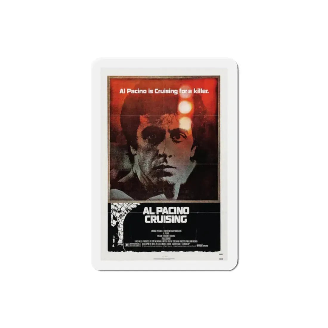 Cruising 1980 Movie Poster Refrigerator Magnet 2 Inch - The Sticker Space