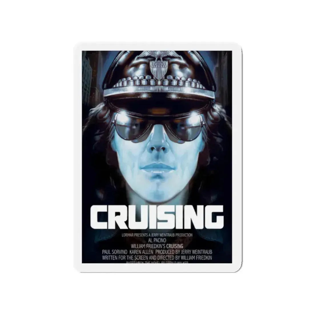CRUISING 1980 Movie Poster - Refrigerator Magnet 2 Inch - The Sticker Space