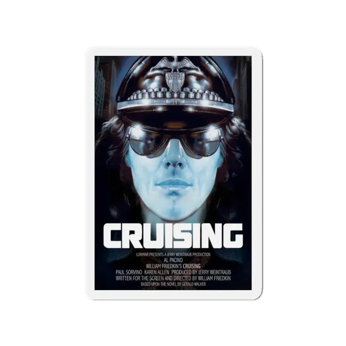 CRUISING 1980 Movie Poster - Refrigerator Magnet 3 Inch - The Sticker Space