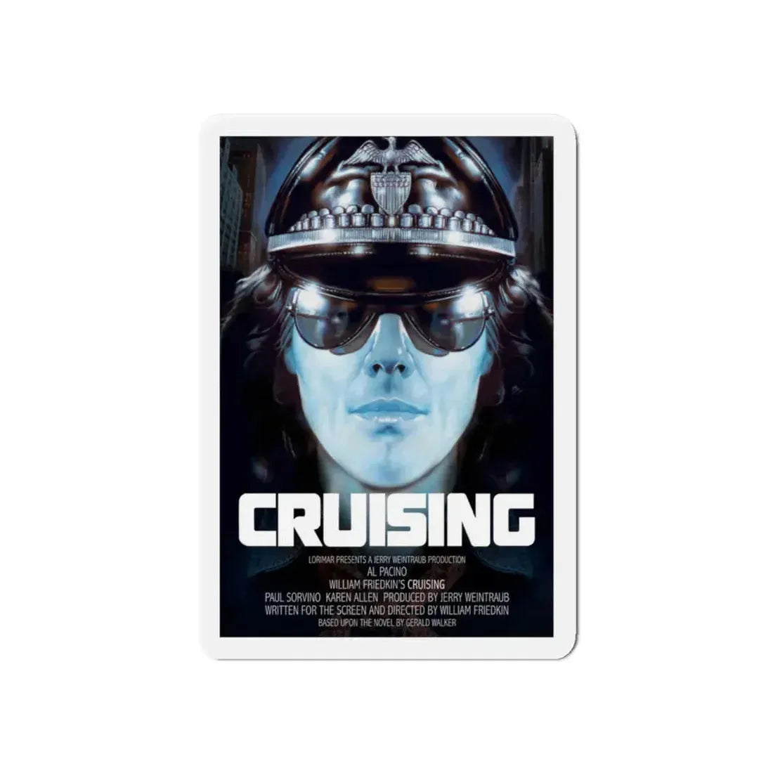 CRUISING 1980 Movie Poster - Refrigerator Magnet 6 Inch - The Sticker Space