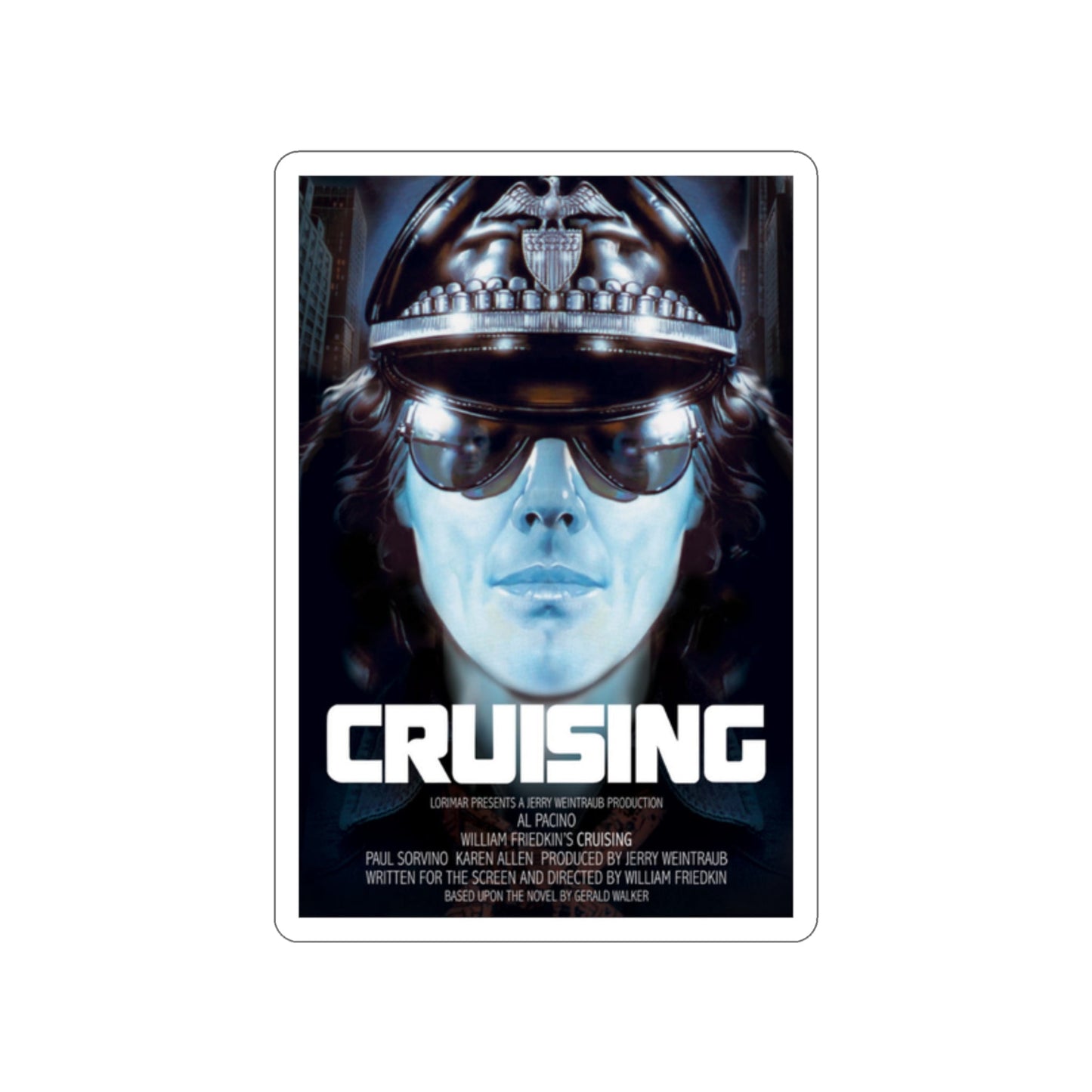 CRUISING 1980 Movie Poster STICKER Vinyl Die-Cut Decal-2 Inch-The Sticker Space