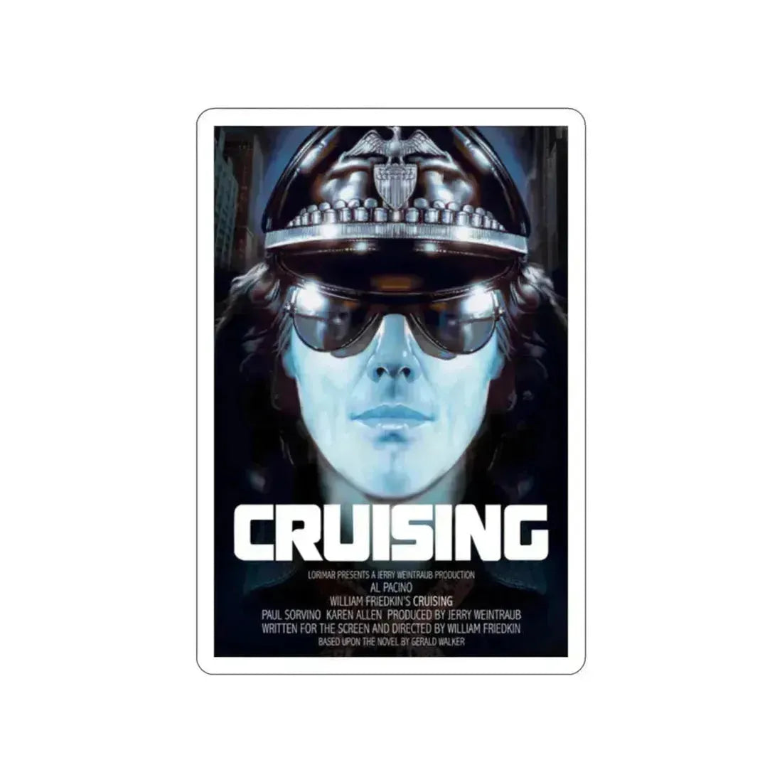 CRUISING 1980 Movie Poster STICKER Vinyl Die-Cut Decal 2 Inch - The Sticker Space