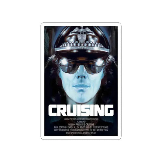 CRUISING 1980 Movie Poster STICKER Vinyl Die-Cut Decal 2 Inch - The Sticker Space