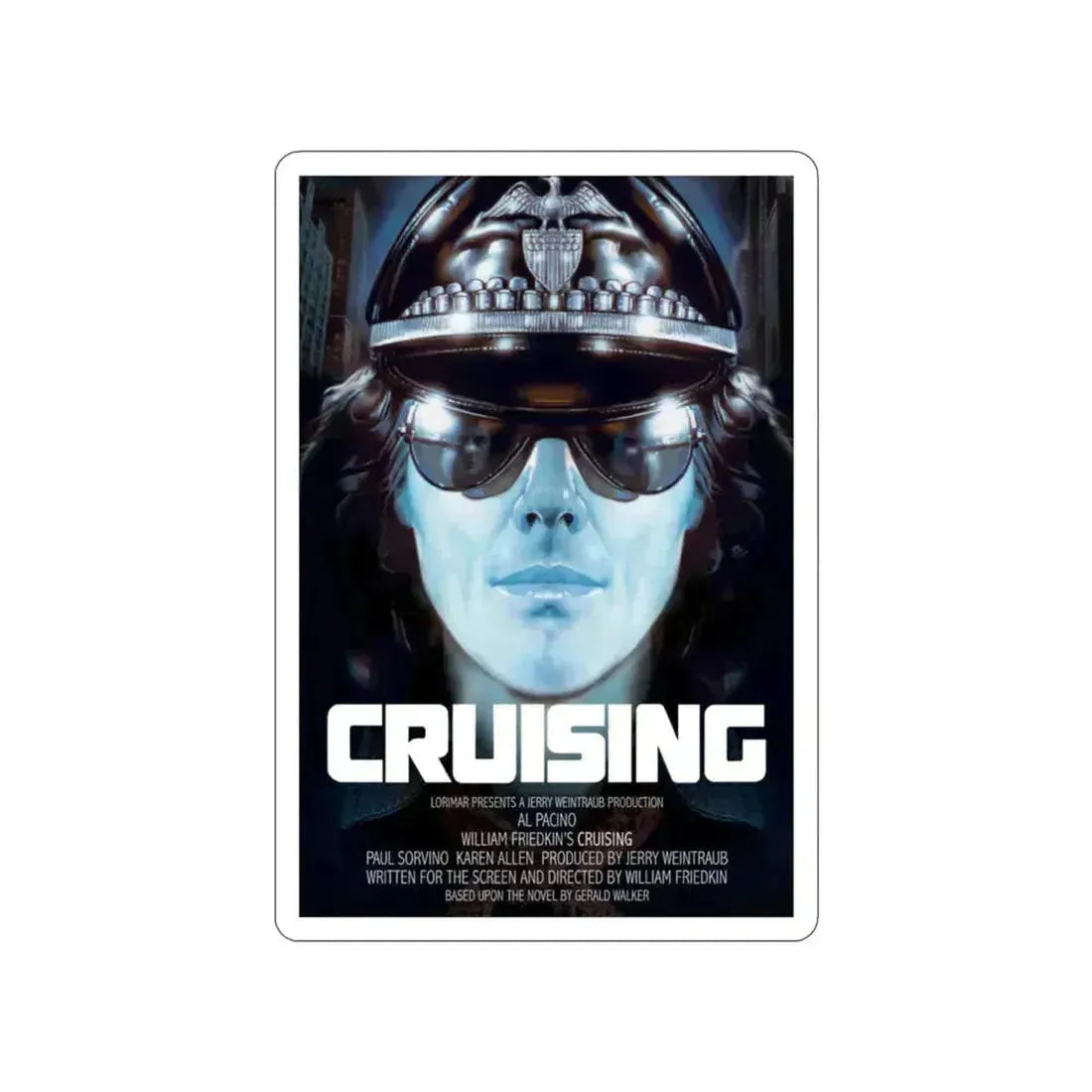 CRUISING 1980 Movie Poster STICKER Vinyl Die-Cut Decal 3 Inch - The Sticker Space