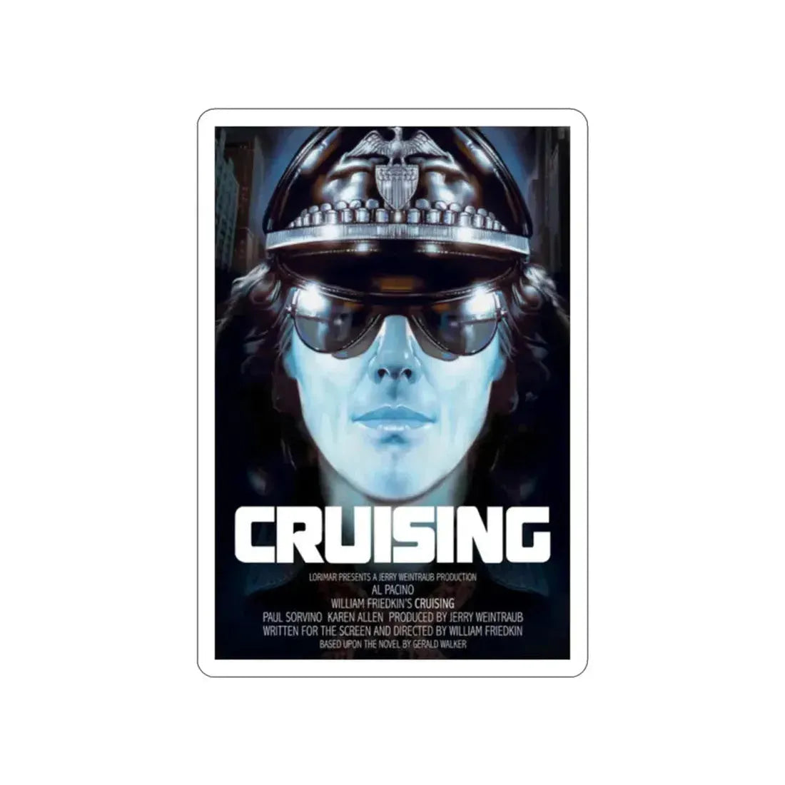 CRUISING 1980 Movie Poster STICKER Vinyl Die-Cut Decal - The Sticker Space