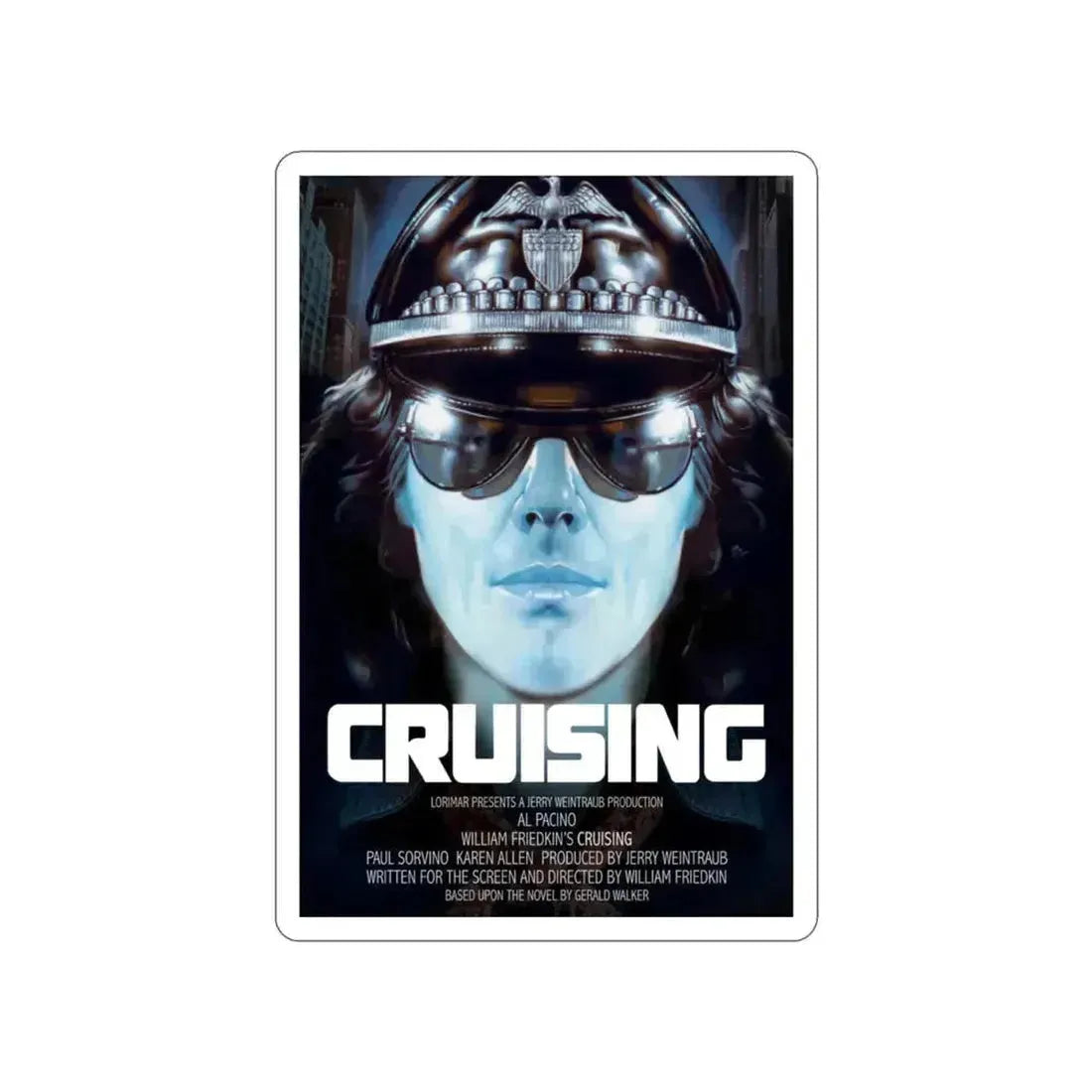 CRUISING 1980 Movie Poster STICKER Vinyl Die-Cut Decal - The Sticker Space