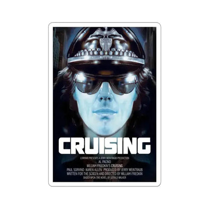CRUISING 1980 Movie Poster - STICKER Vinyl Kiss-Cut Decal 3 Inch White - The Sticker Space
