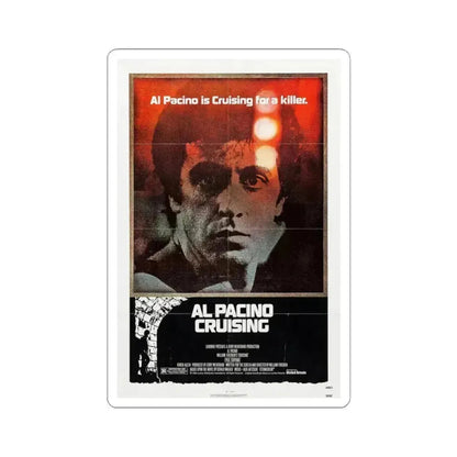 Cruising 1980 Movie Poster - STICKER Vinyl Kiss-Cut Decal 6 Inch White - The Sticker Space