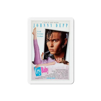 Cry Baby 1990 Movie Poster Refrigerator Magnet 2 Inch - The Sticker Space
