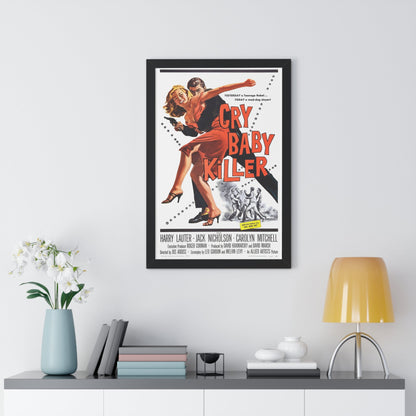 CRY BABY KILLER 1958 - Framed Movie Poster-The Sticker Space