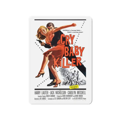 CRY BABY KILLER 1958 Movie Poster - Refrigerator Magnet - The Sticker Space