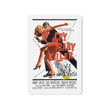 CRY BABY KILLER 1958 Movie Poster - Refrigerator Magnet - The Sticker Space
