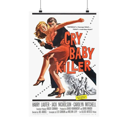 CRY BABY KILLER 1958 - Paper Movie Poster 16″ x 24″ Matte - The Sticker Space