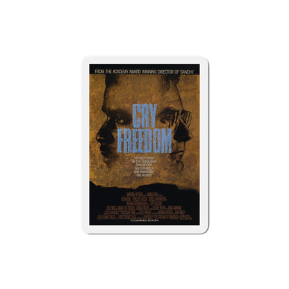 Cry Freedom 1987 Movie Poster Die-Cut Magnet-3" x 3"-The Sticker Space