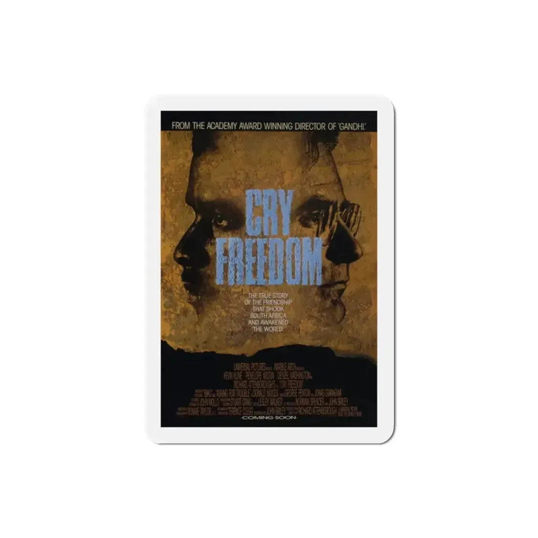 Cry Freedom 1987 Movie Poster Refrigerator Magnet - The Sticker Space