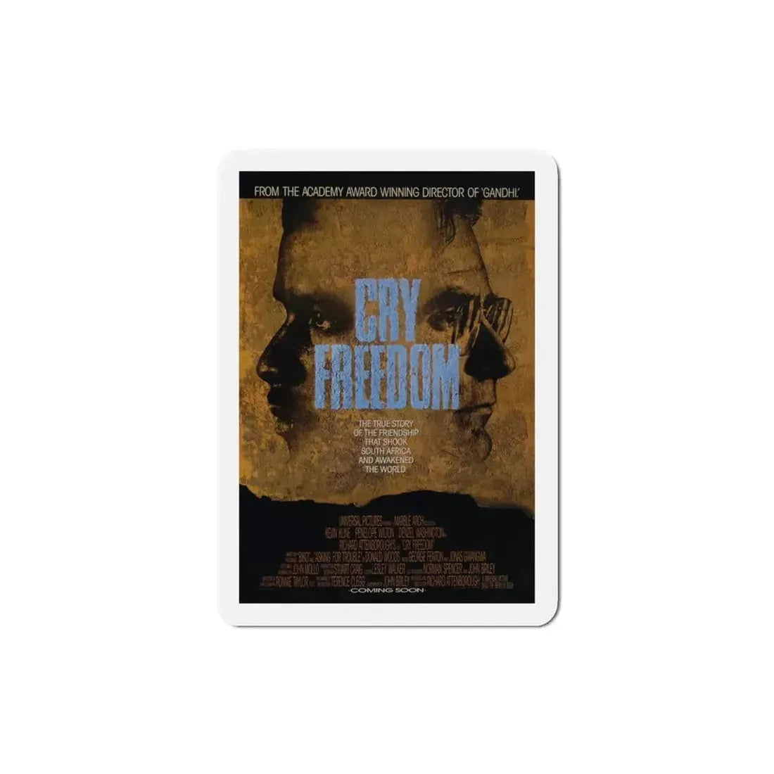 Cry Freedom 1987 Movie Poster Refrigerator Magnet - The Sticker Space