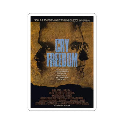 Cry Freedom 1987 Movie Poster STICKER Vinyl Die-Cut Decal - The Sticker Space