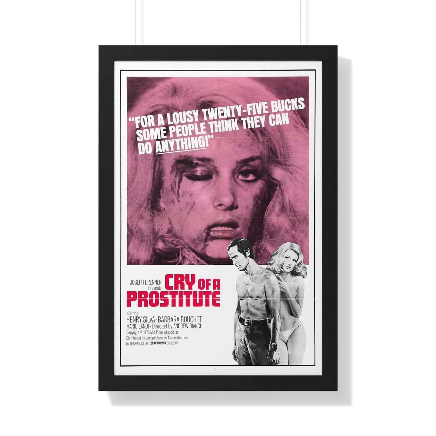 CRY OF A PROSTITUTE 1974 - Framed Movie Poster-20" x 30"-The Sticker Space