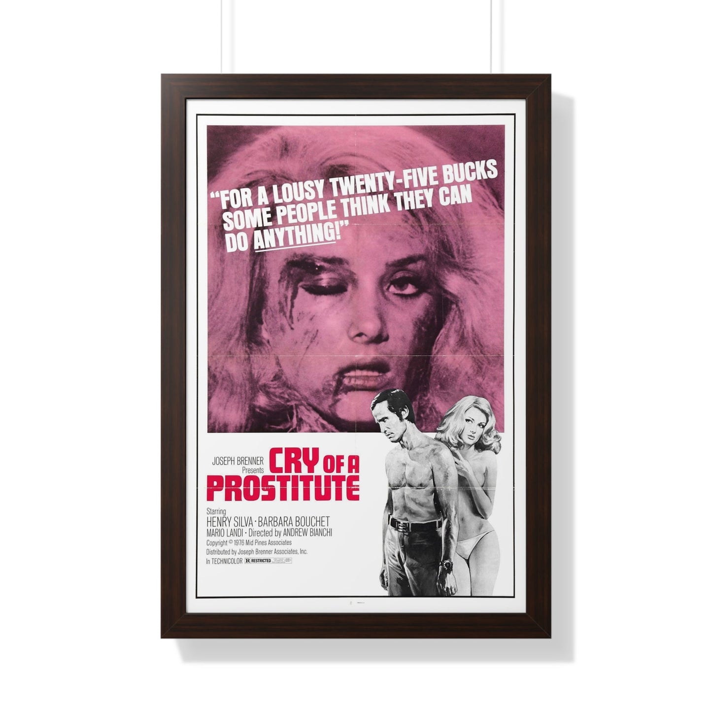 CRY OF A PROSTITUTE 1974 - Framed Movie Poster-20" x 30"-The Sticker Space