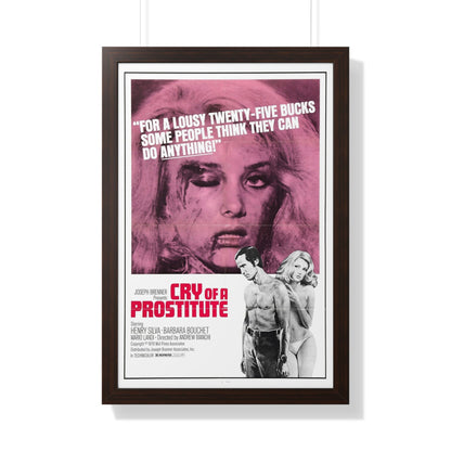 CRY OF A PROSTITUTE 1974 - Framed Movie Poster-20" x 30"-The Sticker Space