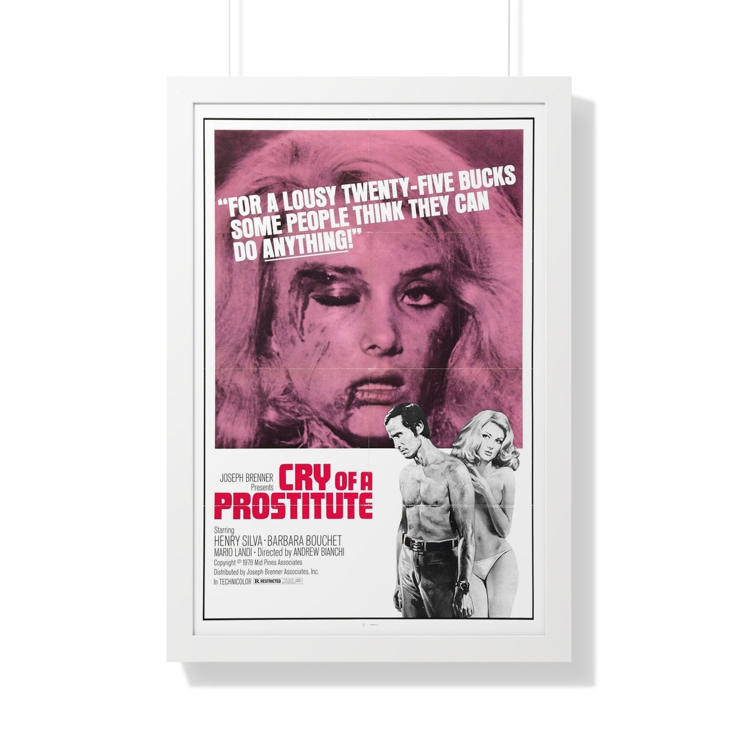 CRY OF A PROSTITUTE 1974 - Framed Movie Poster-20" x 30"-The Sticker Space