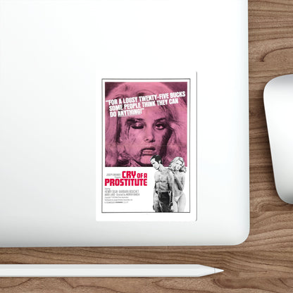 CRY OF A PROSTITUTE 1974 Movie Poster STICKER Vinyl Die-Cut Decal-The Sticker Space