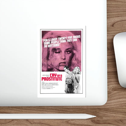 CRY OF A PROSTITUTE 1974 Movie Poster STICKER Vinyl Die-Cut Decal-The Sticker Space