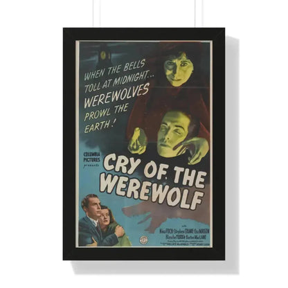 CRY OF THE WEREWOLF 1944 - Framed Movie Poster 16″ x 24″ Black - The Sticker Space