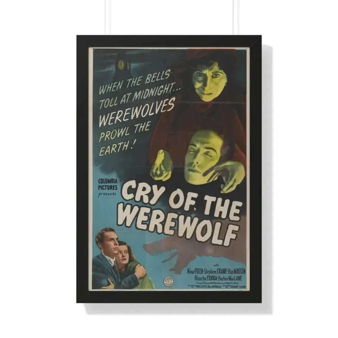 CRY OF THE WEREWOLF 1944 - Framed Movie Poster 20" x 30" Black - The Sticker Space