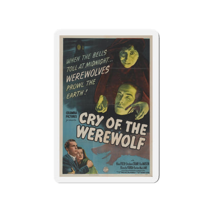 CRY OF THE WEREWOLF 1944 Movie Poster - Die-Cut Magnet-4" x 4"-The Sticker Space