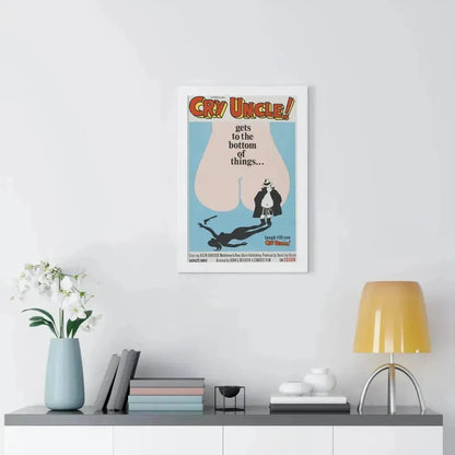 CRY UNCLE! 1971 - Framed Movie Poster - The Sticker Space