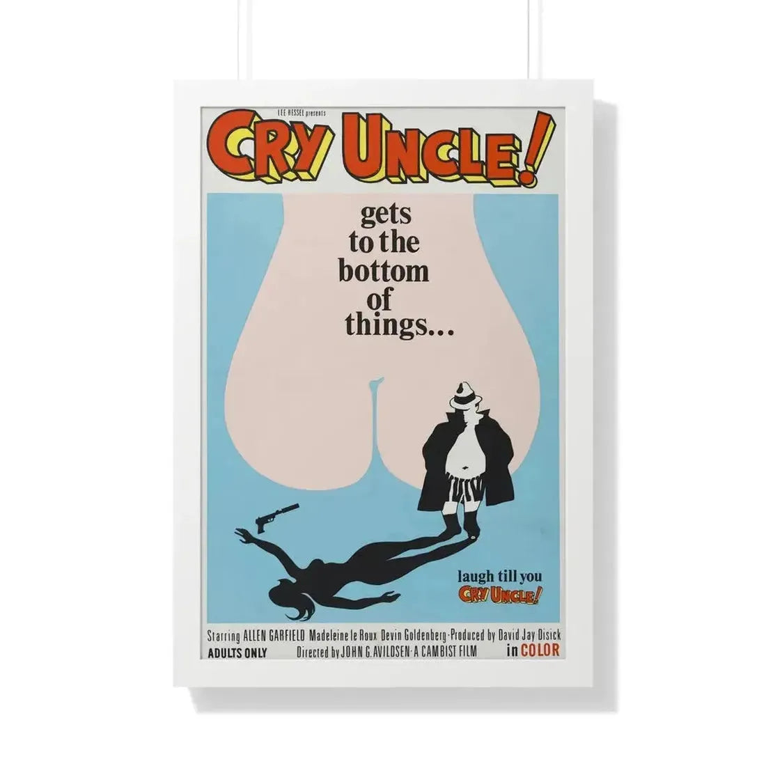 CRY UNCLE! 1971 - Framed Movie Poster - The Sticker Space