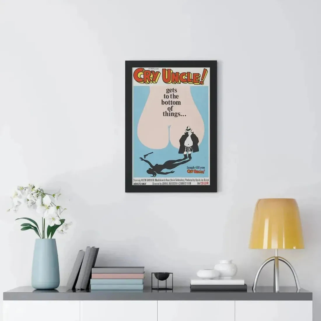 CRY UNCLE! 1971 - Framed Movie Poster - The Sticker Space