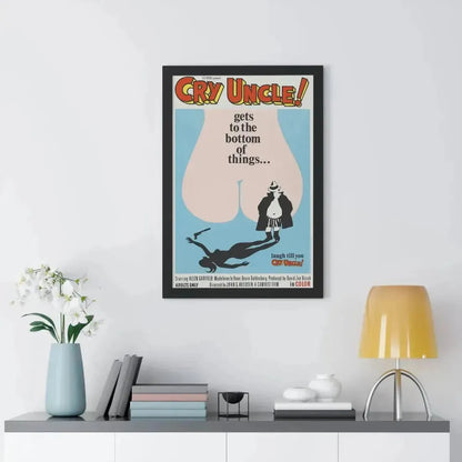 CRY UNCLE! 1971 - Framed Movie Poster - The Sticker Space