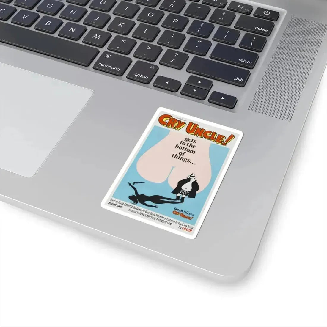 CRY UNCLE! 1971 Movie Poster - STICKER Vinyl Kiss-Cut Decal - The Sticker Space