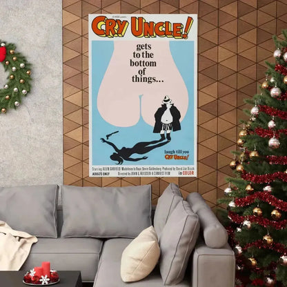 CRY UNCLE! 1971 - Paper Movie Poster - The Sticker Space