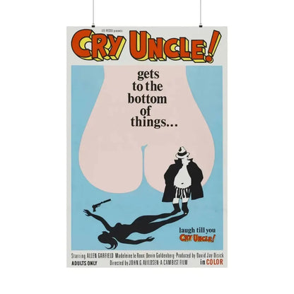 CRY UNCLE! 1971 - Paper Movie Poster - The Sticker Space