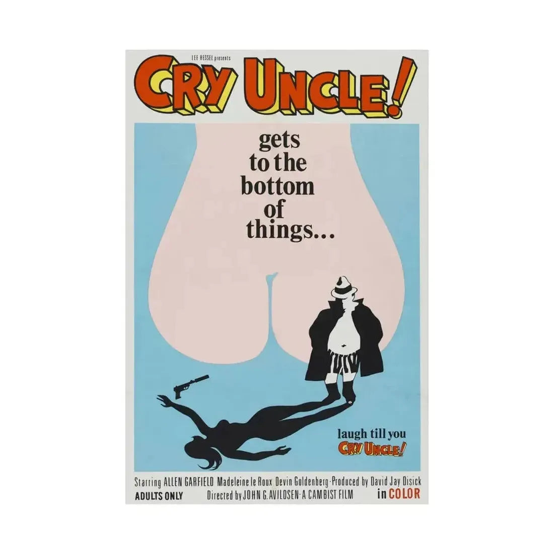CRY UNCLE! 1971 - Paper Movie Poster - The Sticker Space