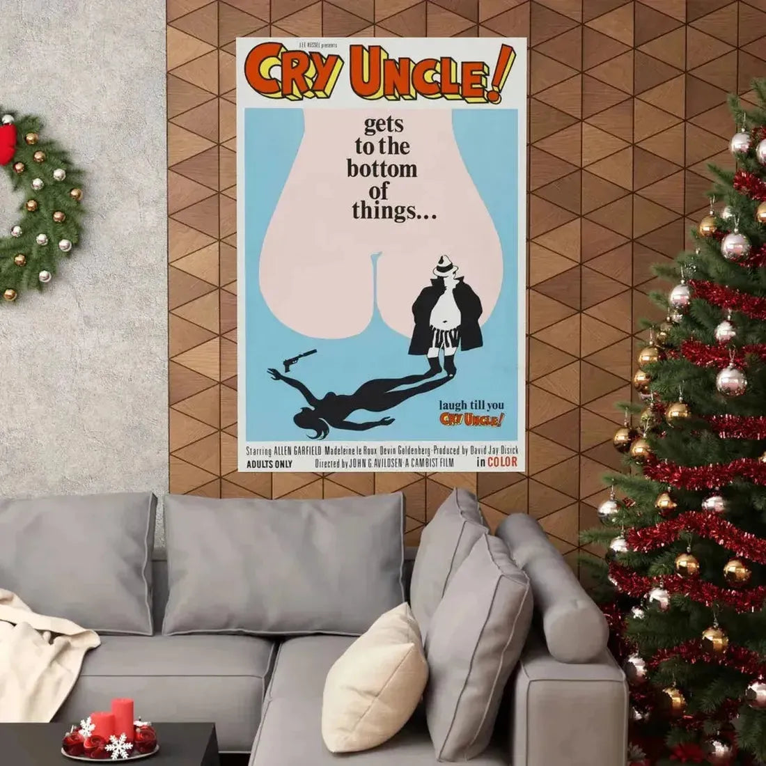 CRY UNCLE! 1971 - Paper Movie Poster - The Sticker Space